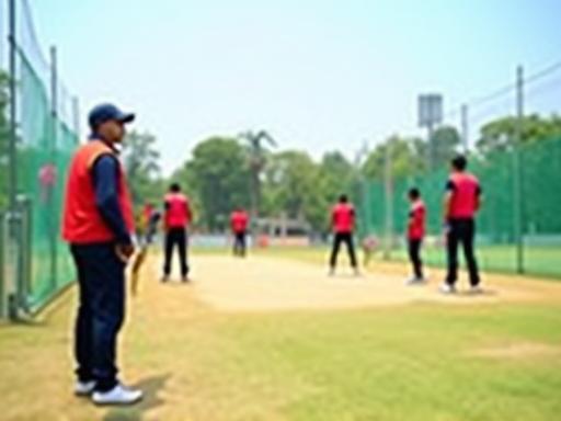 Bharatiya Cricket Kendra coaching session in progress