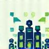 Program development icon illustrating a strategic plan